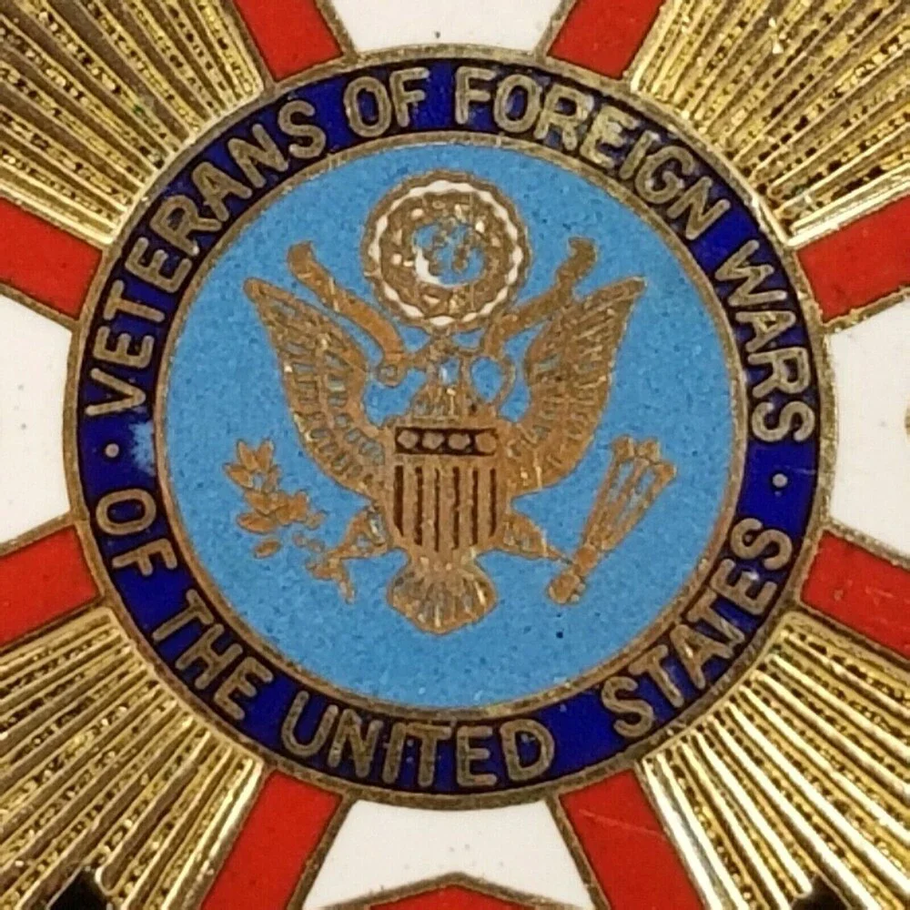 Vintage Belt Buckle Veterans Of Foreign‎ Wars Of The United States
